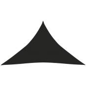 Helloshop26 - Voile toile d'ombrage parasol 160 g/m² 3,5 x 3,5 x 4,9 m pehd noir - Noir