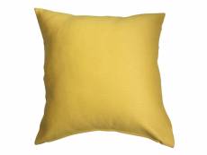 Homescapes housse de coussin à motif chevrons jaune, 45 x 45 cm SF1405