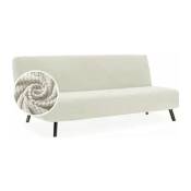 Housse de canapé extensible en 180-210cm blanc confortable