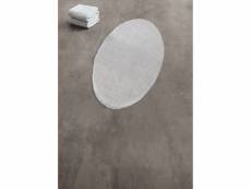 Kleine wolke tapis de bain 60 x 100 cm cony oval gris