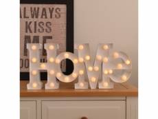 Lampe design "home" blanche