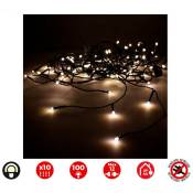 Rideau Lumineux Easy-Connect 2x1m 10 Bandes 100 Leds Blanc Chaud 30v (USAGE Int. Ext.) Edm Total 1,8w