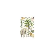 Stickers animaux - Eléphant Géant - 1 planche 42,5