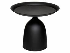 Table à café ronde design "gabin" 50cm noir
