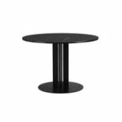 Table ronde Scala / Ø 110 cm - Marbre noir - Normann