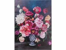 "tableau bouquet fleurs vase 90x120cm"