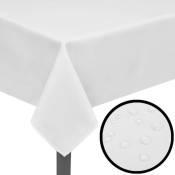 Vidaxl - Nappes de table 5 pcs Blanc 130x130 cm