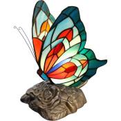 Aorsher - Lampe de table, Tiffany style papillon lampe