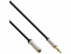 Câble audio slim inline® de 3,5 mm mâle à femelle stéréo 3 m