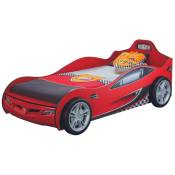 Cotecosy - Lit-voiture pour enfant Speeda 80x190cm Rouge - Rouge