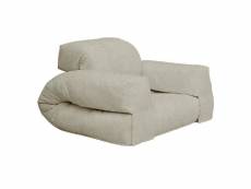Fauteuil futon standard convertible hippo chair couleur lin 20100996551