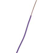 Fil rigide domestique H07 V-U violet - 1,5 mm² - Couronne de 100 m - Sermes