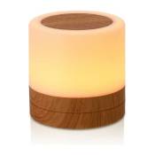Gotrays - Lampe de chevet en bois, lampe de chevet