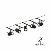 Kit cable wire LED système cup IP20 5x10W GU5 3 L.100