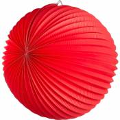 Lampion rond 36 cm Rouge - Rouge