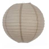 Lanterne boule - papier et métal - D35 cm Atmosphera créateur d'intérieur - Sable