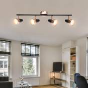 Plafonnier led spots de plafond spots orientables cuivre