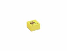 Post-it cube de notes super sticky - 350 feuilles - jaune jonquille POS0021200466076