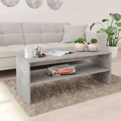 Table basse Table de salon | Bout de canapé Gris cement