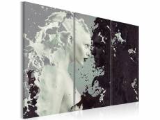 Tableau toile de décoration- noir et blanc - triptych 90x60cm dec110494/2