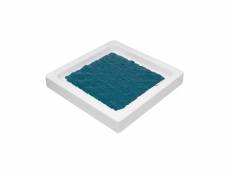 Tapis fond de douche anti-dérapant bulles 50 x 50 cm bleu tahitien - tendance