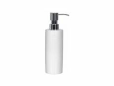Tube distributeur de savon porcelaine - 21,5x6x6 cm - blanc