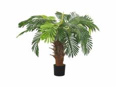 Vidaxl palmier cycas artificiel avec pot 90 cm vert