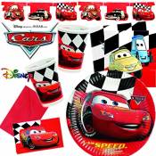 101 pièces Cars Red Party Set pour anniversaire d'enfant