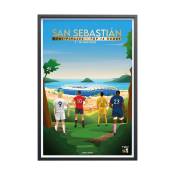 Affiche Top 14 - Demi-Finale San Sebastian 40x60cm