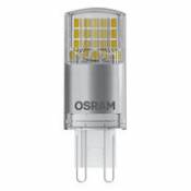 Ampoule LED G9 / Capsule PIN dépolie - 3,8W=40W (2700K, blanc chaud) - Osram blanc en verre