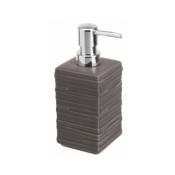 Bagnoclic - Distributeur de savon, brun, 7 x 7 x 16
