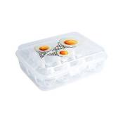 Boite à oeufs en plastique 12 œufs Translucide - Translucide