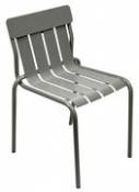 Chaise empilable Stripe / Par Matali Crasset - Fermob vert en métal