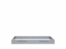 Denis - tiroir en pin fsc pour lit 90x200 - couleur - gris béton 365568-BET