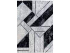 Grafic - tapis effet marbre - argent 080 x 250 cm NAXOS802503817SILVER