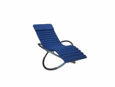 Keter - bain de soleil à bascule swing luxe monaco - bleu 14-700895 - 14-700895