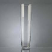 Lou De Castellane - Vase conique 70 cm en verre - Transparent