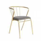 Lxn simplicité Moderne Chaise Design à Manger d'or