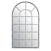 Miroir arche fenêtre en métal 110x65