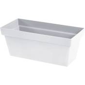 Prosperplast - cube case 8L. pot, dimensions (mm) 392x182x160, couleur blanc - Blanc