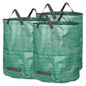 Sac à déchets 3x120L Sacs de Jardin de Jardinage-Réutilisable