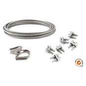 Sunny Inch ® - kit Câble en acier pour voiles d'ombrage-1.5