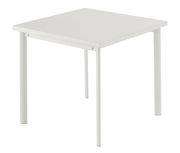 Table carrée Star / 70 x 70 cm - Emu blanc en métal