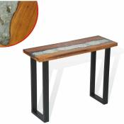 Table console Teck 100 x 35 x 75 cm - Vidaxl