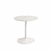 Table d'appoint Soft / Ø 48 x H 48 cm - Linoleum - Muuto blanc en bois