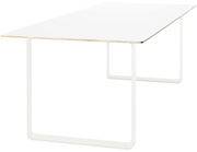 Table rectangulaire 70-70 / 225 x 90 cm - Contreplaqué - Muuto blanc en métal