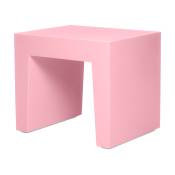 Tabouret polyvalent en polypropylène rose Concrete seat - Fatboy
