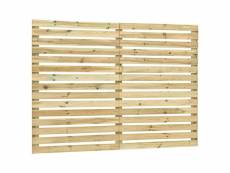 Vidaxl panneau de clôture de jardin bois de pin imprégné 180 x 180 cm 49212