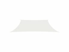Vidaxl voile d'ombrage 160 g/m² blanc 4/5x4 m pehd