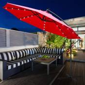 350cm Parasol led Solar Market Parapluie Cantilever